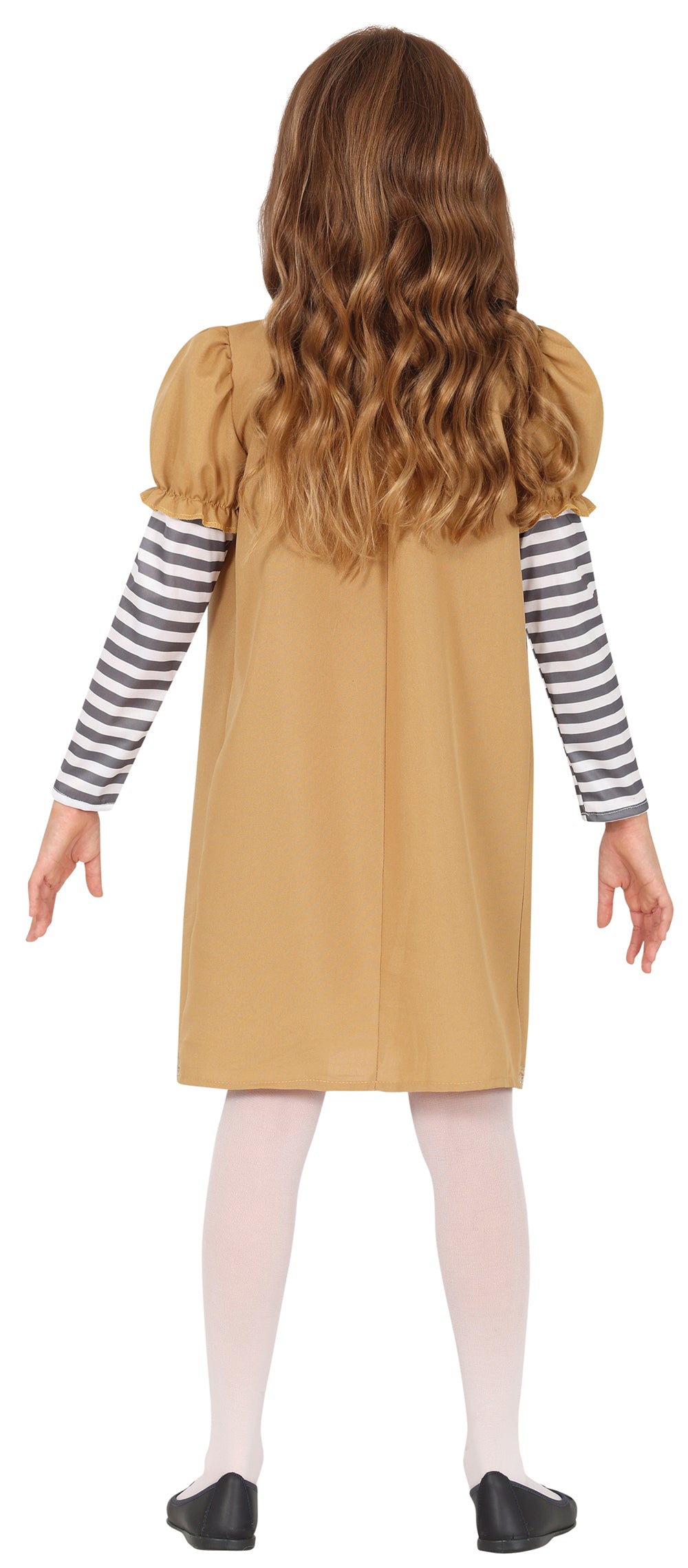 GP78240 – Film Halloween Psycho Puppen Kostüm – Größe: 110/116, 128/134, 140/146 – Farbe: Beige