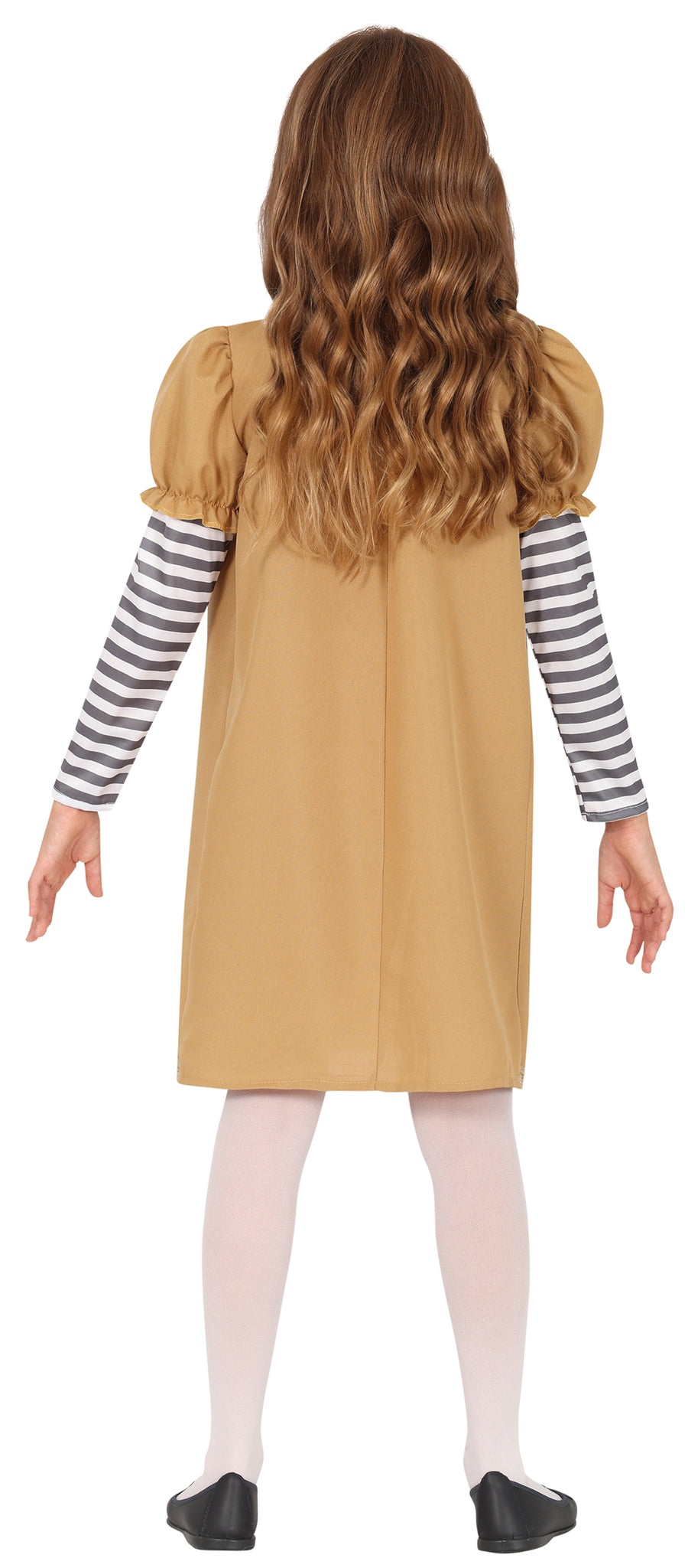 GP78240 – Film Halloween Psycho Puppen Kostüm – Größe: 110/116, 128/134, 140/146 – Farbe: Beige, Ansicht 2