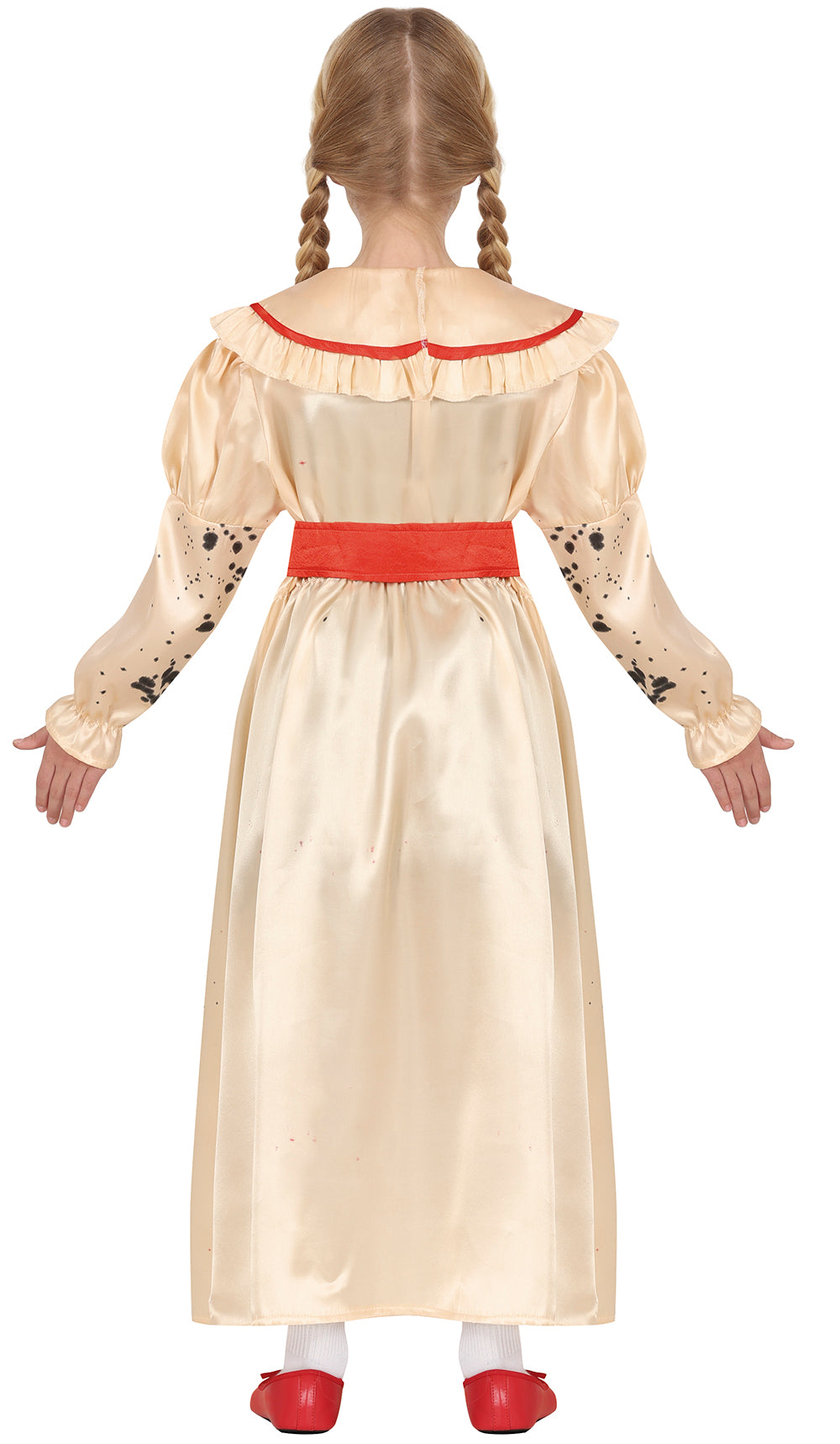GP78243 – Halloween Puppen Horror Kostüm Blut – Größe: 110/116, 128/134, 140/146 – Farbe: Beige
