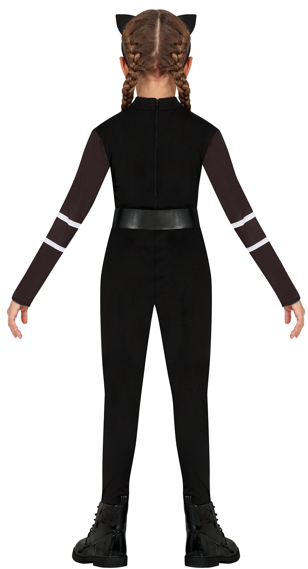 GP78246 – Katze Panther Halloween Kostüm Abenteuer – Größe: 110/116, 128/134, 140/146 – Farbe: Schwarz