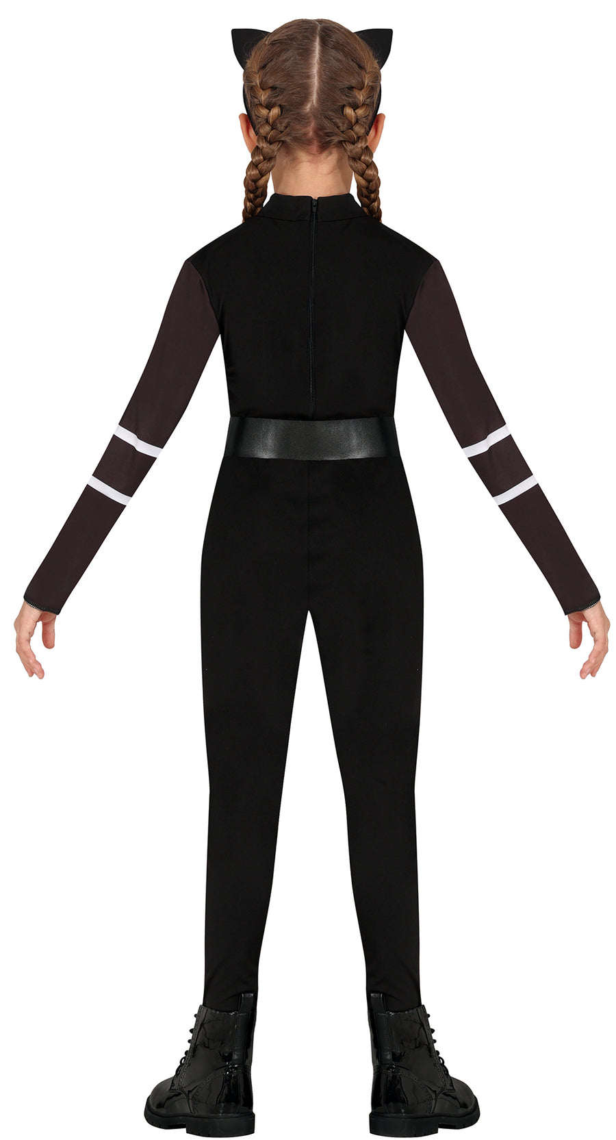 GP78246 – Katze Panther Halloween Kostüm Abenteuer – Größe: 110/116, 128/134, 140/146 – Farbe: Schwarz, Ansicht 2