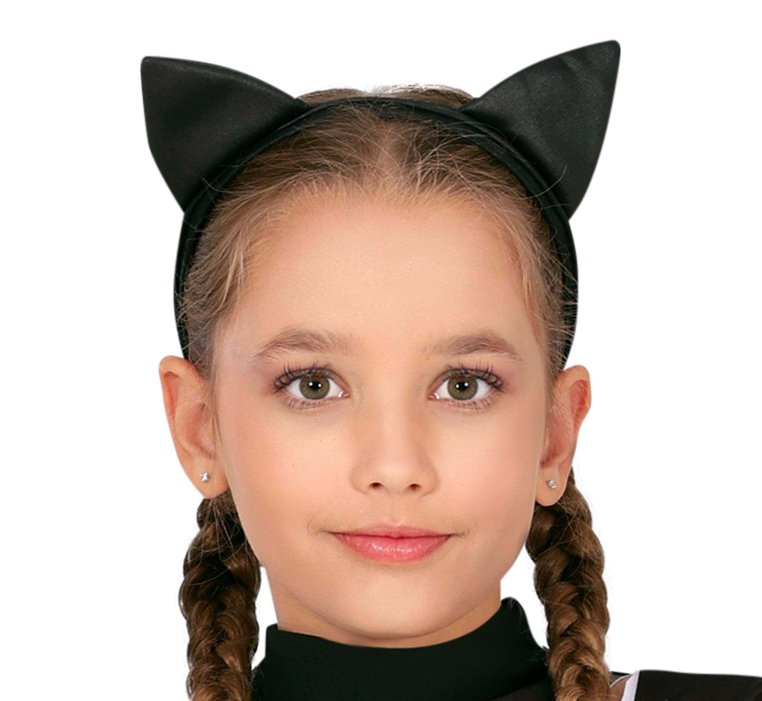 GP78246 – Katze Panther Halloween Kostüm Abenteuer – Größe: 110/116, 128/134, 140/146 – Farbe: Schwarz