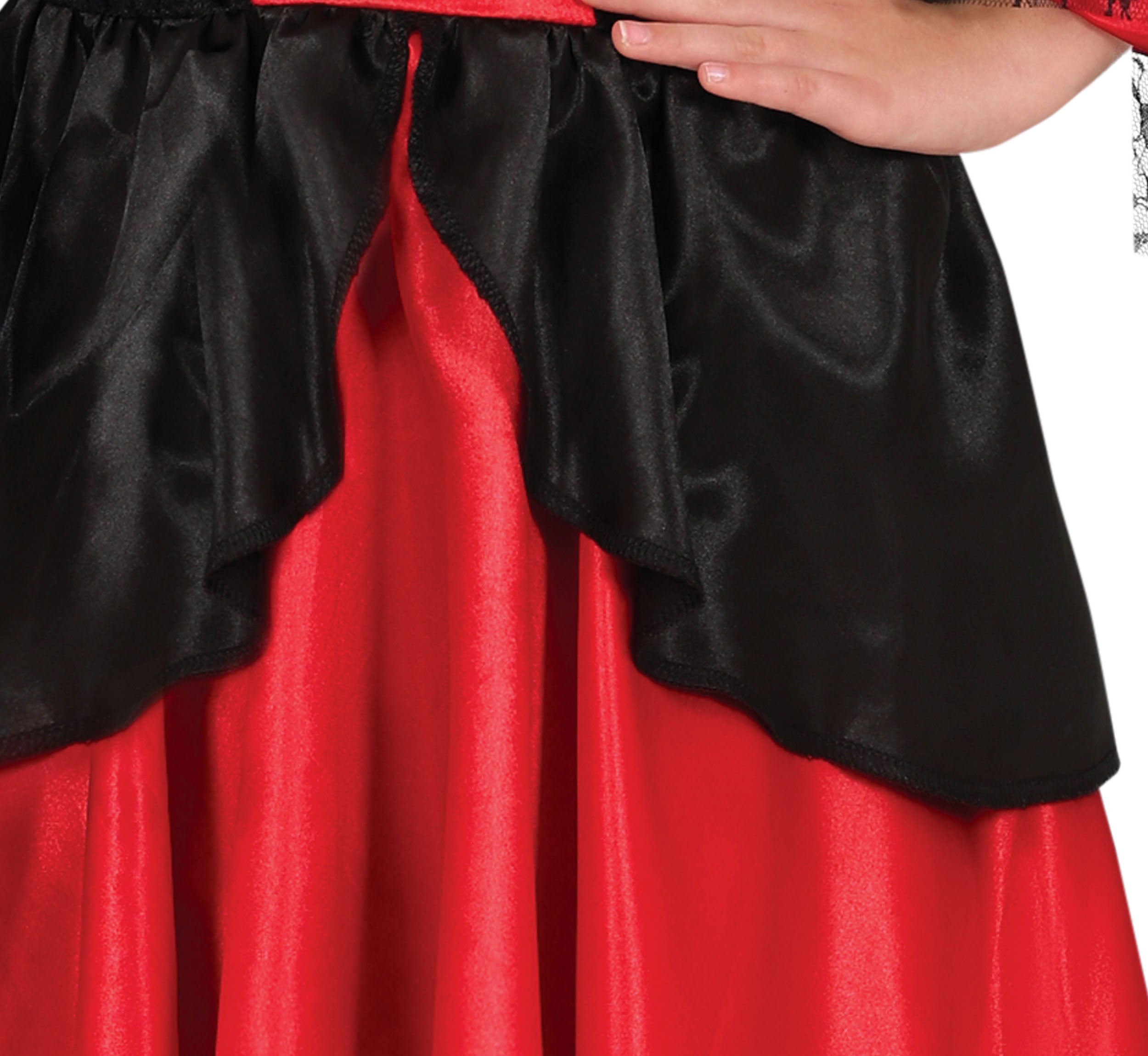 GP78249 – Vampir Halloween Kostüm Kinder – Größe: 98/104, 110/116, 128/134, 140/146 – Farbe: Rot