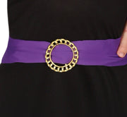 Hexen Halloween Kleid Lila Schwarz Hut, Bild 5
