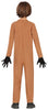 GP78261 – Film Horror Maske Herz Braun – Größe: 110/116, 128/134, 140/146 – Farbe: Braun