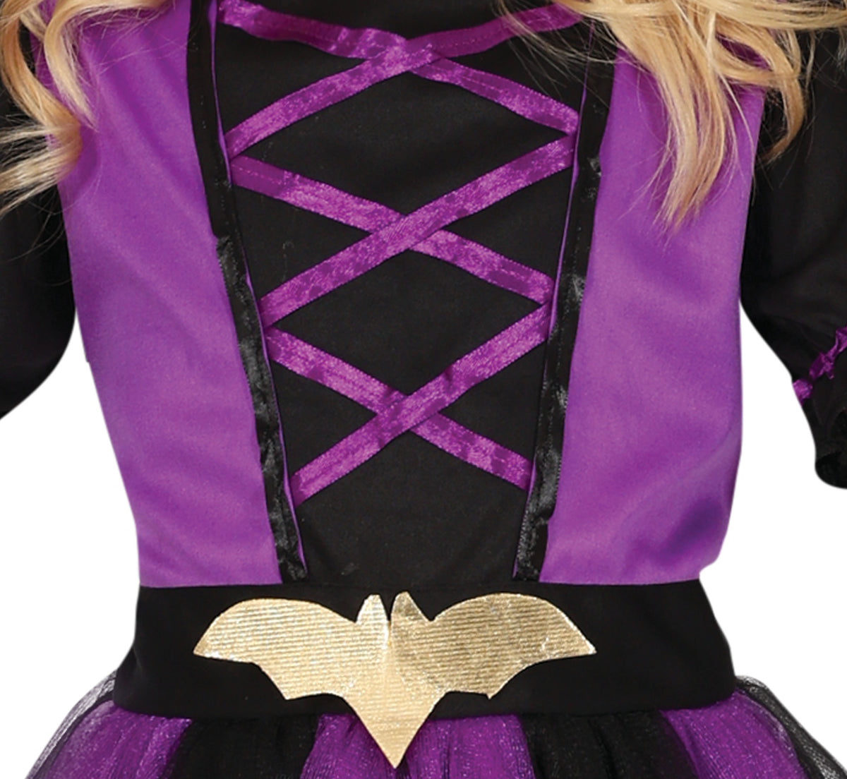 GP78275 – Fledermaus Halloween Kostüm Lila Flügel – Größe: 98/104, 110/116, 128/134, 140/146 – Farbe: Lila