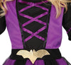 GP78275 – Fledermaus Halloween Kostüm Lila Flügel – Größe: 98/104, 110/116, 128/134, 140/146 – Farbe: Lila