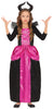GP78282 – Märchenkönigin Kleid Pink Schwarz – Größe: 98/104, 110/116, 128/134, 140/146 – Farbe: Lila