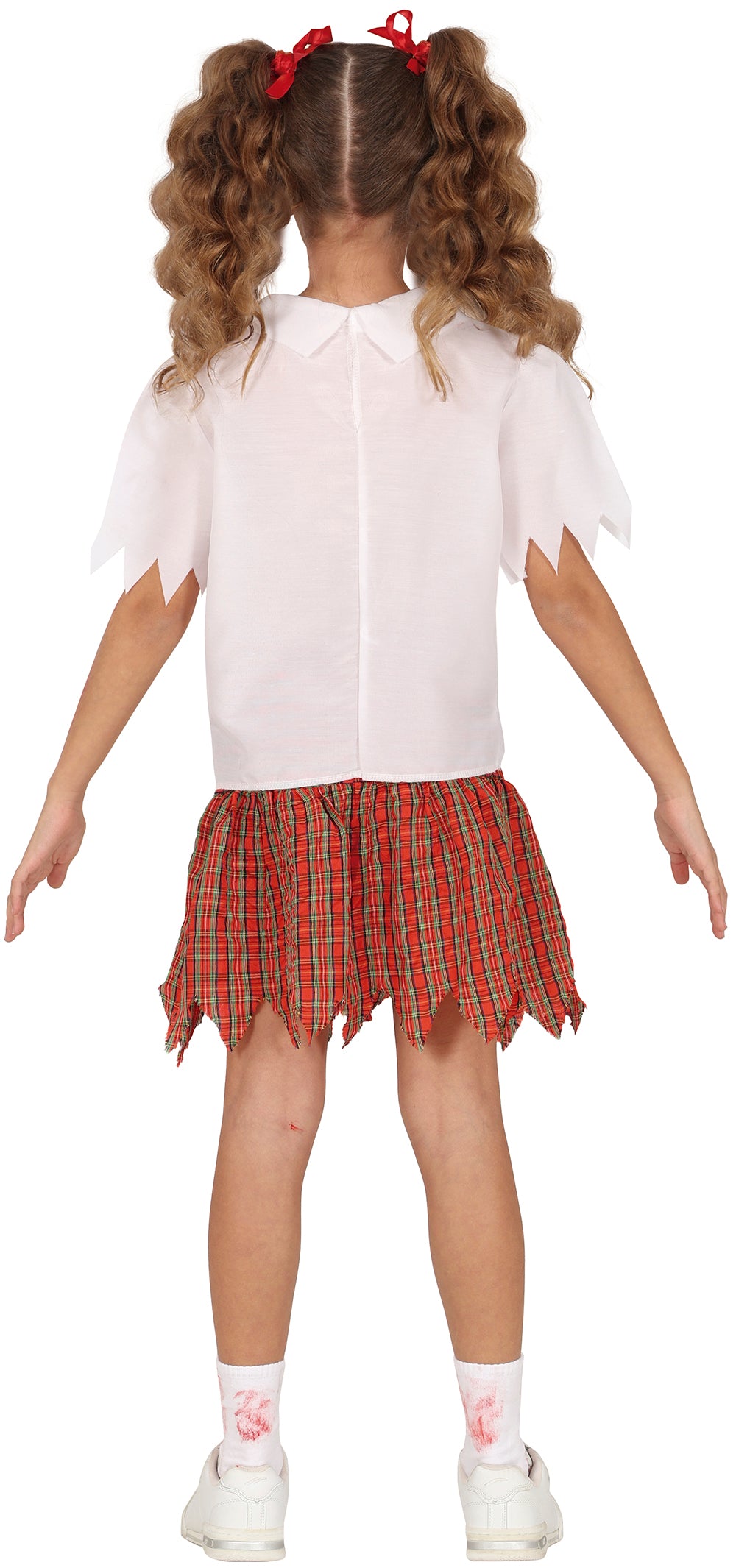 GP78286 – Zombie Halloween Schuloutfit Gruselig – Größe: 110/116, 128/134, 140/146 – Farbe: Weiß