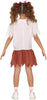 GP78286 – Zombie Halloween Schuloutfit Gruselig – Größe: 110/116, 128/134, 140/146 – Farbe: Weiß