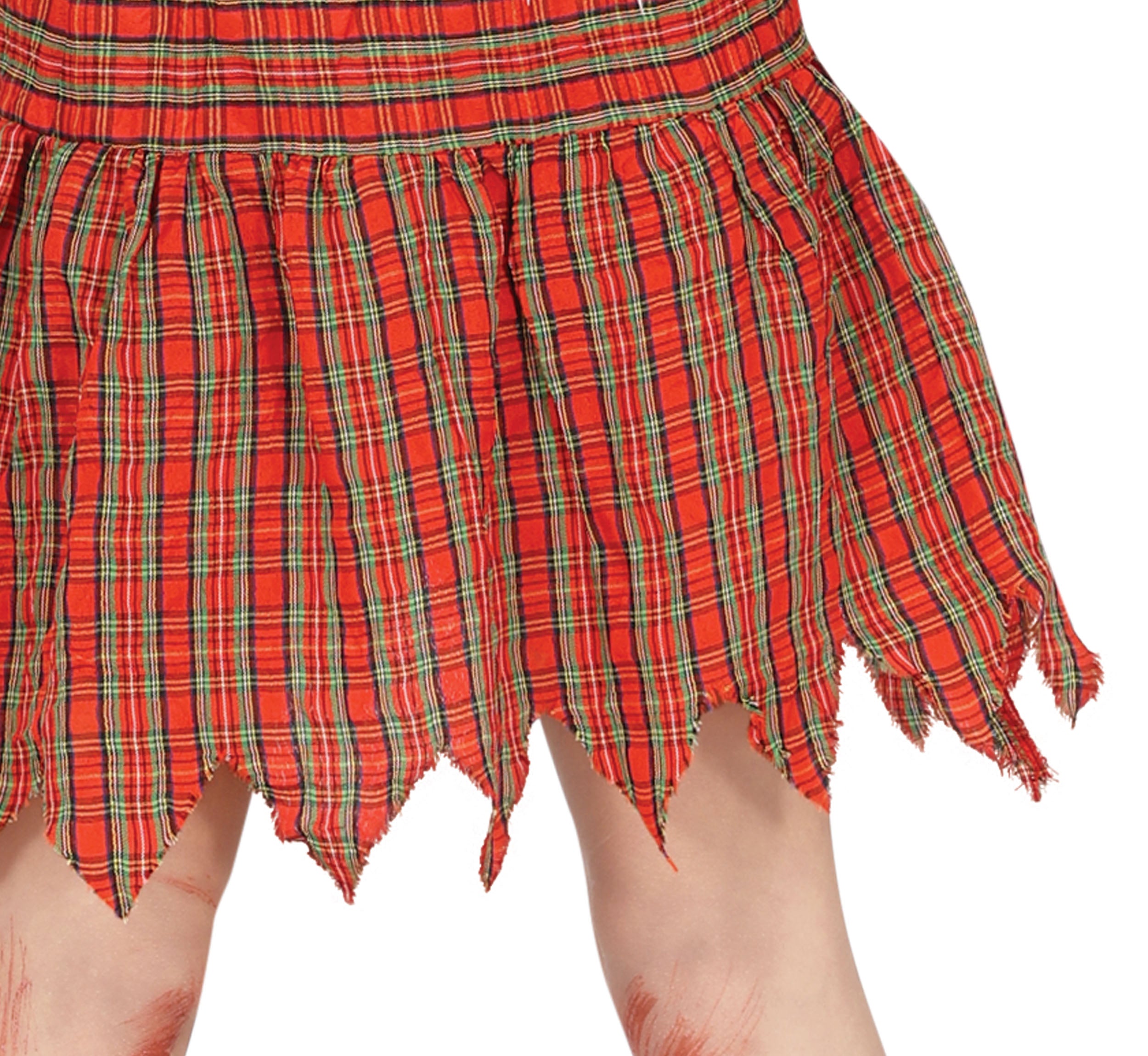 GP78286 – Zombie Halloween Schuloutfit Gruselig – Größe: 110/116, 128/134, 140/146 – Farbe: Weiß