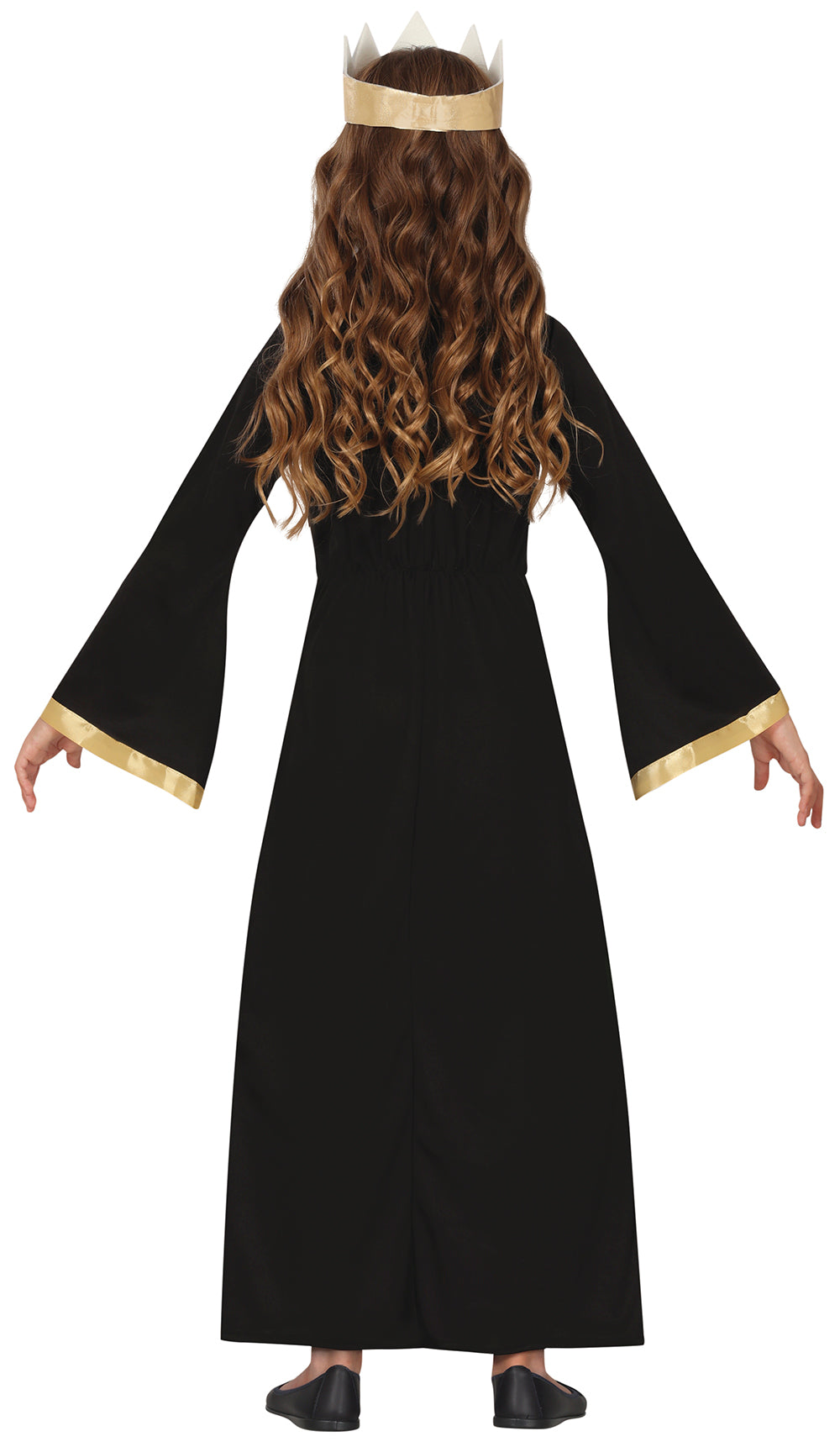 GP78296 – Märchenkönigin Halloween Kostüm Lila Gold – Größe: 98/104, 110/116, 128/134, 140/146 – Farbe: Lila