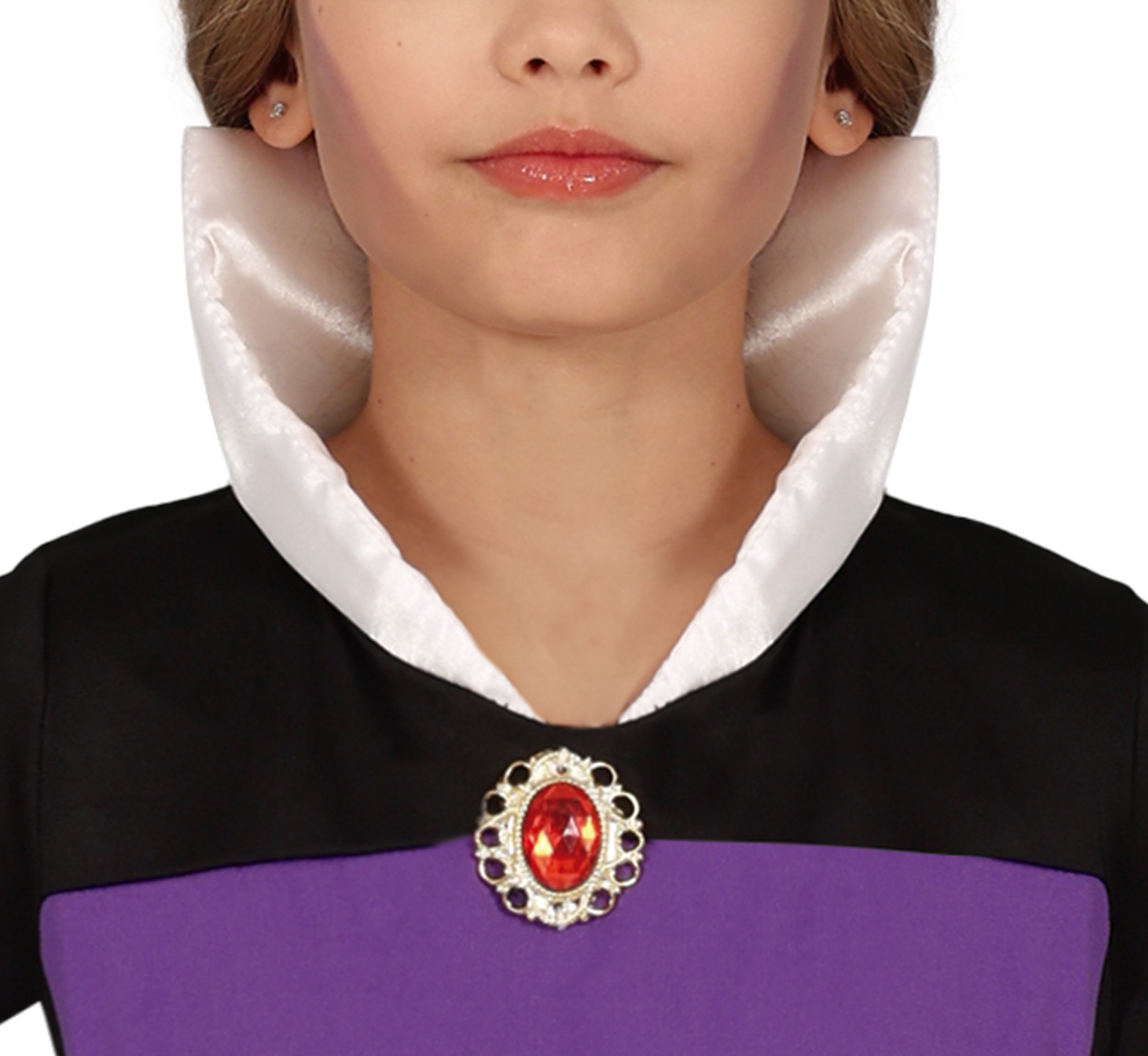 GP78296 – Märchenkönigin Halloween Kostüm Lila Gold – Größe: 98/104, 110/116, 128/134, 140/146 – Farbe: Lila