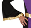 GP78296 – Märchenkönigin Halloween Kostüm Lila Gold – Größe: 98/104, 110/116, 128/134, 140/146 – Farbe: Lila