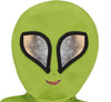 GP78300 – Alien Superheld Kostüm Grün Kapuze – Größe: 110/116, 128/134, 140/146 – Farbe: Grün
