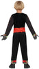 GP78303 – Skelett Fiesta Mexiko Halloween Kostüm – Größe: 98/104, 110/116, 128/134, 140/146 – Farbe: Schwarz