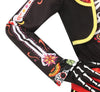 GP78303 – Skelett Fiesta Mexiko Halloween Kostüm – Größe: 98/104, 110/116, 128/134, 140/146 – Farbe: Schwarz