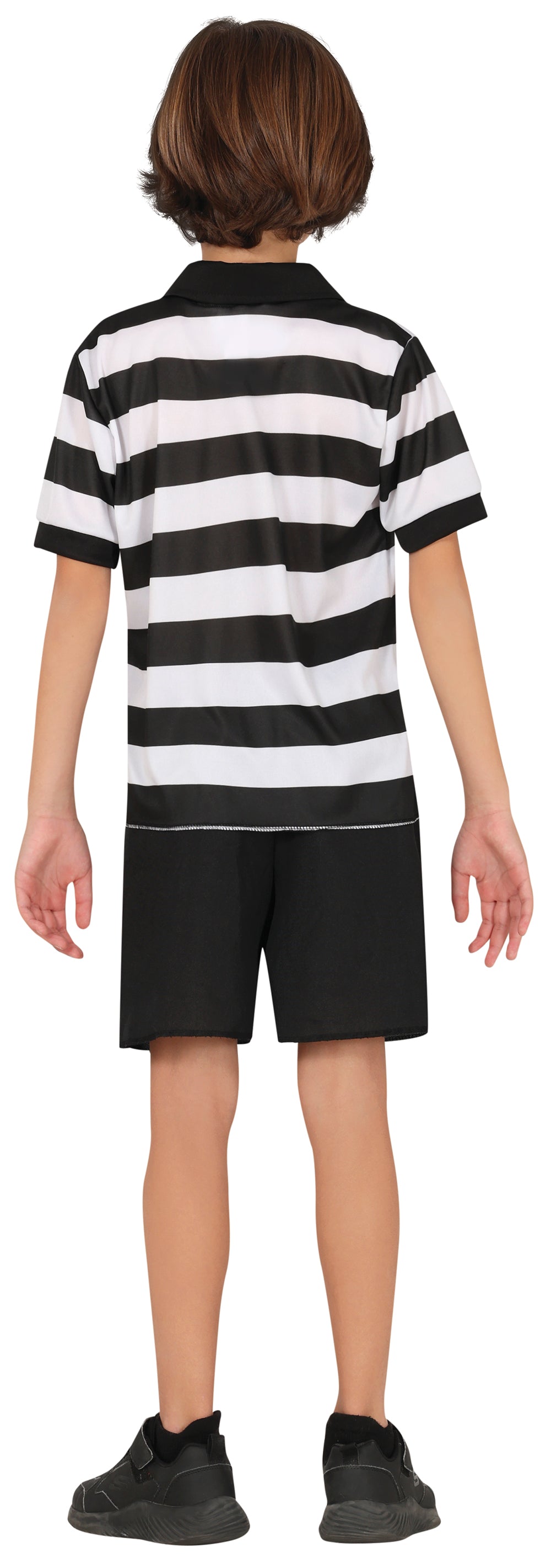 GP78310 – Film Kinder Kostüm Set Streifen Shirt – Größe: 110/116, 128/134, 140/146 – Farbe: Weiß