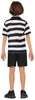 GP78310 – Film Kinder Kostüm Set Streifen Shirt – Größe: 110/116, 128/134, 140/146 – Farbe: Weiß