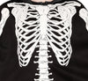 GP78316 – Skelett Poncho Grusel Kostüm – Größe: 128/134 – Farbe: Schwarz