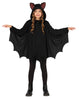 GP78318 – Fledermaus Abenteuerfigur Halloween Kostüm – Größe: 128/134 – Farbe: Schwarz