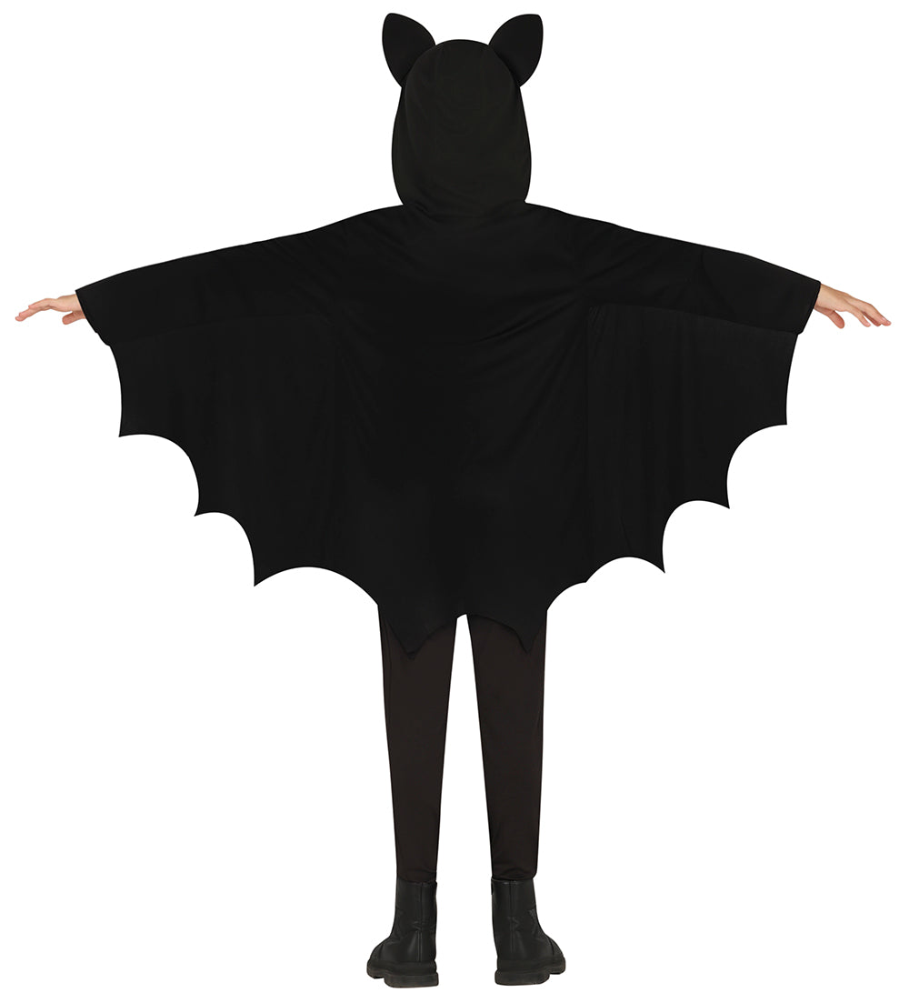 GP78318 – Fledermaus Abenteuerfigur Halloween Kostüm – Größe: 128/134 – Farbe: Schwarz