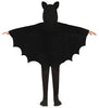 GP78318 – Fledermaus Abenteuerfigur Halloween Kostüm – Größe: 128/134 – Farbe: Schwarz
