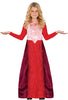 GP78323 – Hexen Kostüm Halloween Kinder Zauber Fee – Größe: 98/104, 110/116, 128/134, 140/146 – Farbe: Rot