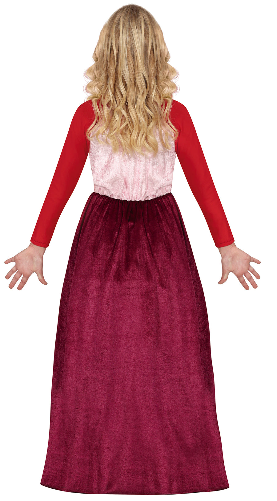 GP78323 – Hexen Kostüm Halloween Kinder Zauber Fee – Größe: 98/104, 110/116, 128/134, 140/146 – Farbe: Rot, Ansicht 2