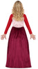 GP78323 – Hexen Kostüm Halloween Kinder Zauber Fee – Größe: 98/104, 110/116, 128/134, 140/146 – Farbe: Rot