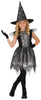 GP78327 – Hexen Kostüm Kinder Halloween Hut – Größe: 98/104, 110/116, 128/134, 140/146 – Farbe: Silber