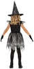 GP78327 – Hexen Kostüm Kinder Halloween Hut – Größe: 98/104, 110/116, 128/134, 140/146 – Farbe: Silber