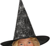 GP78327 – Hexen Kostüm Kinder Halloween Hut – Größe: 98/104, 110/116, 128/134, 140/146 – Farbe: Silber