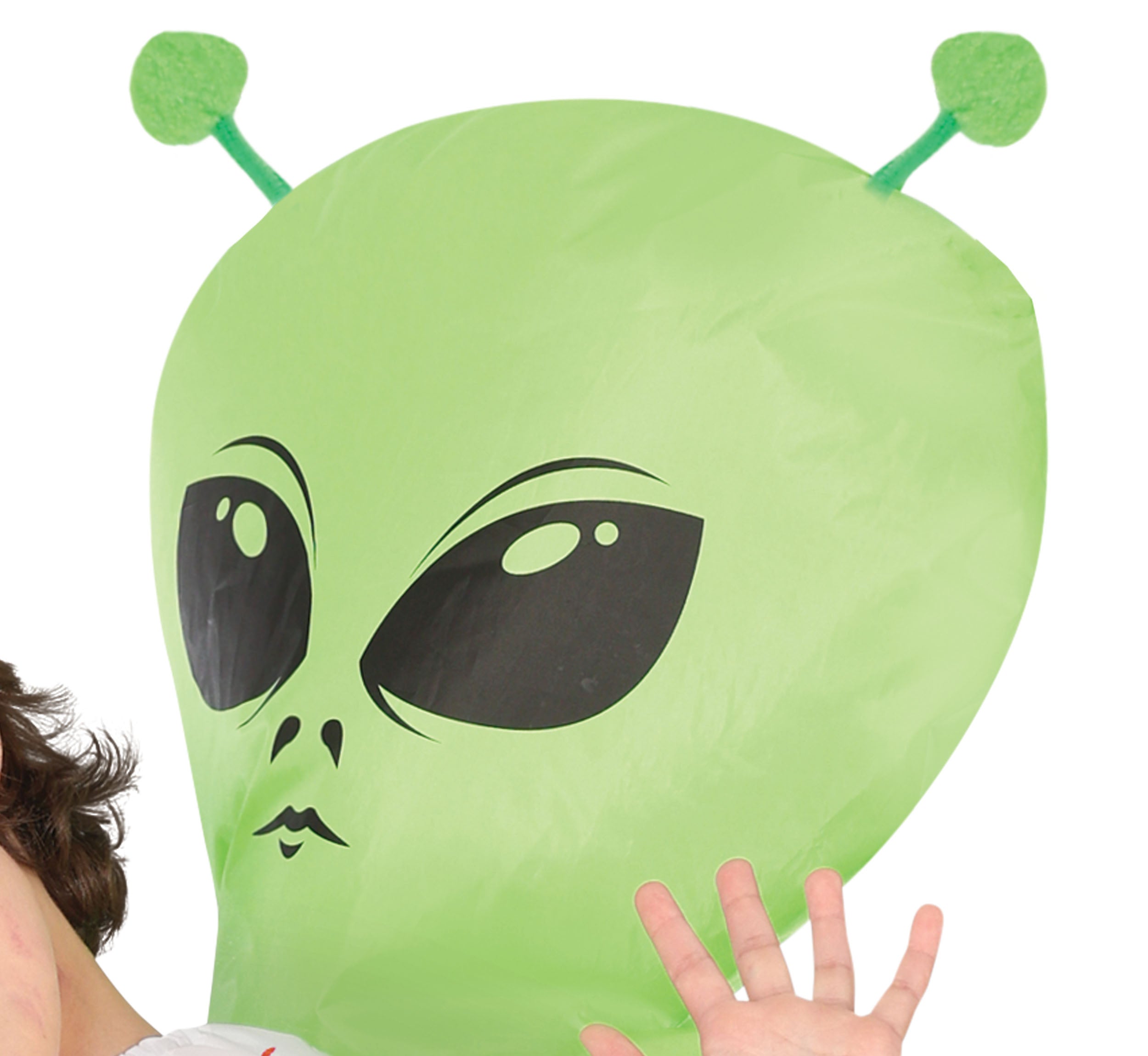 GP78335 – Alien Abenteuerfigur Aufblasbar Halloween – Größe: 128/134 – Farbe: Grün