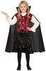 GP78346 – Vampir Cape Bluse Halloween Zubehoer – Größe: 98/104, 110/116, 128/134, 140/146 – Farbe: Schwarz