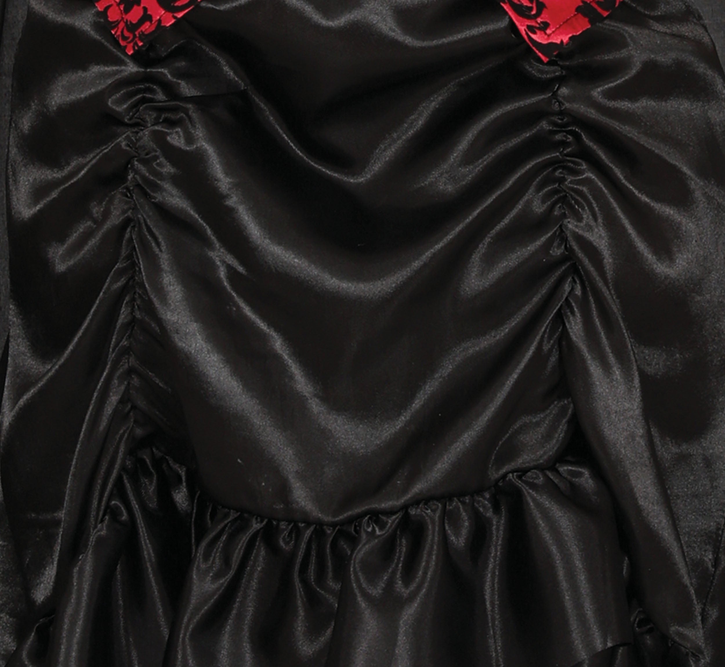 GP78346 – Vampir Cape Bluse Halloween Zubehoer – Größe: 98/104, 110/116, 128/134, 140/146 – Farbe: Schwarz