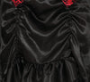 GP78346 – Vampir Cape Bluse Halloween Zubehoer – Größe: 98/104, 110/116, 128/134, 140/146 – Farbe: Schwarz