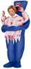 GP78350 – Halloween Monster Outfit Aufblasbar Spaß – Größe: 128/134 – Farbe: Blau