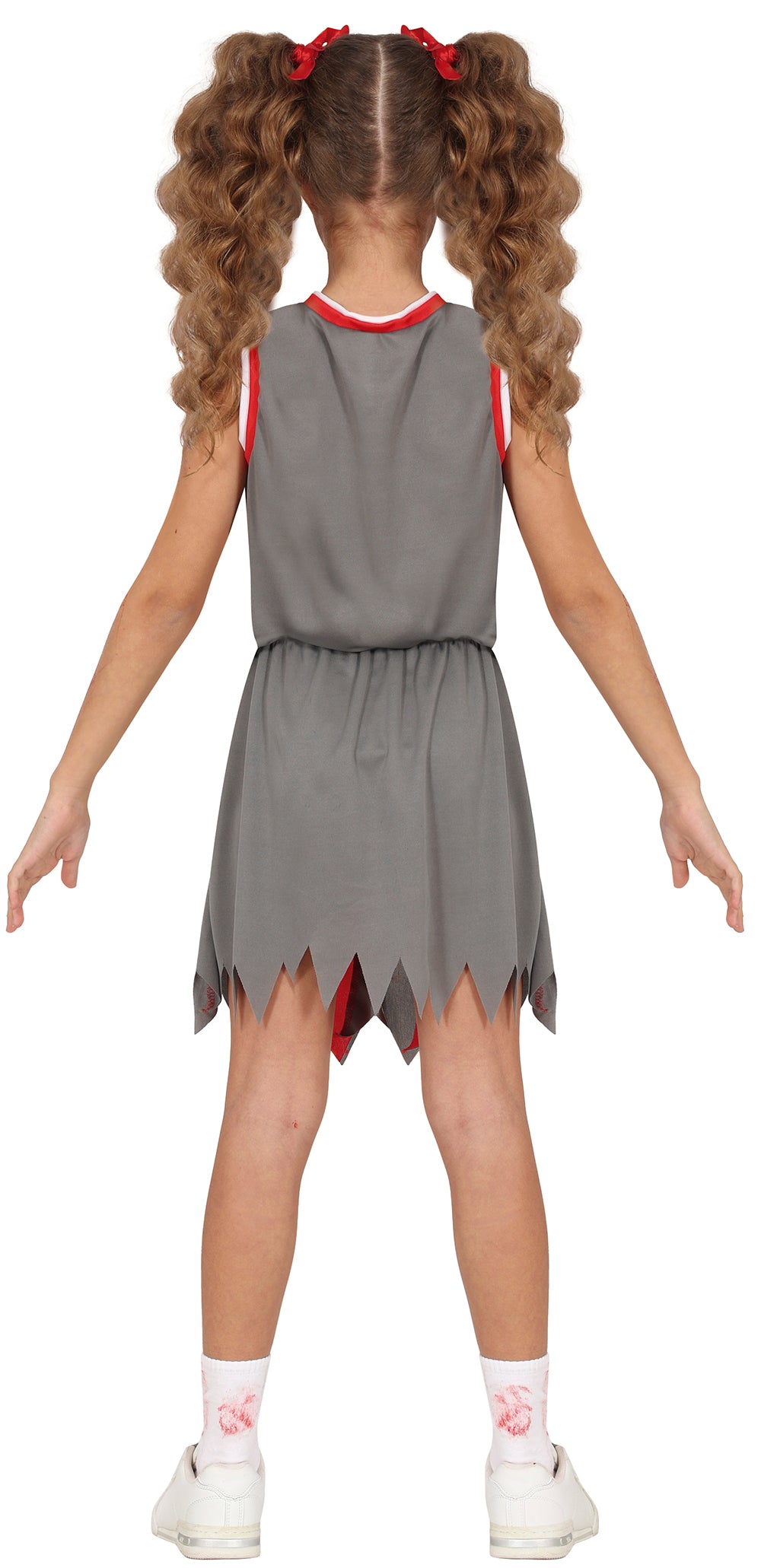 GP78351 – Zombie Sport Halloween Kostüm Grusel – Größe: 110/116, 128/134, 140/146 – Farbe: Grau