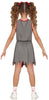 GP78351 – Zombie Sport Halloween Kostüm Grusel – Größe: 110/116, 128/134, 140/146 – Farbe: Grau