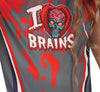 GP78351 – Zombie Sport Halloween Kostüm Grusel – Größe: 110/116, 128/134, 140/146 – Farbe: Grau