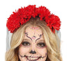 GP77686 – Mexiko Skelett Blumen Festliche – Größe: 98/104 – Farbe: Schwarz