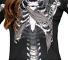 GP78026 – Skelett Kostüm Halloween Tüllrock – Größe: 98/104 – Farbe: Schwarz