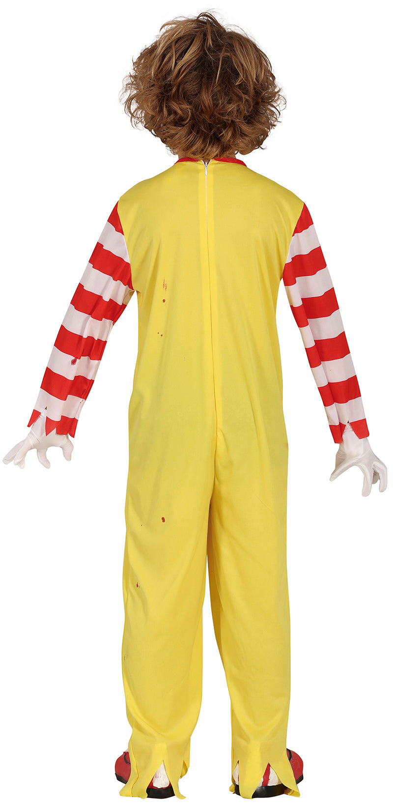 GP78142 – Clown Halloween Gruselspaß Kostüm – Größe: 98/104 – Farbe: Gelb