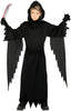 GP81691 – Halloween Schattengewand Dunkler Reaper Gruselkapuze – Größe: 98/104 – Farbe: Schwarz
