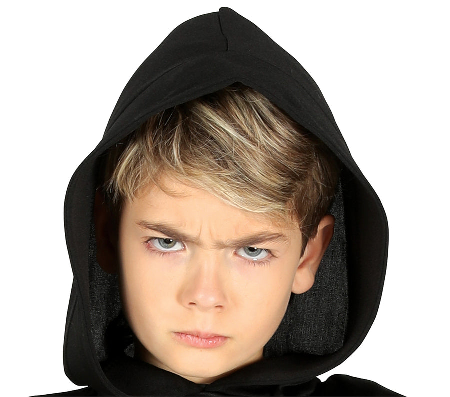 GP81691 – Halloween Schattengewand Dunkler Reaper Gruselkapuze – Größe: 98/104 – Farbe: Schwarz, Ansicht 2