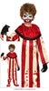 GP83460 – Clown Halloween Kostüm Für Kinder – Größe: 98/104 – Farbe: Rot
