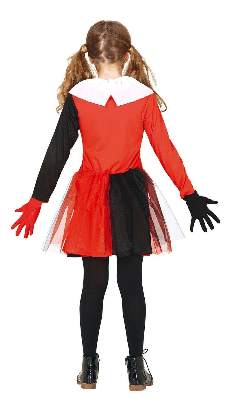 GP83484 – Mr Smile Heldenhaftes Harlekin Kostüm – Größe: 98/104 – Farbe: Rot, Ansicht 2
