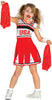 GP87355 – Zombie Cheerleader Halloween Kostüm Blutspritzer – Größe: 98/104 – Farbe: Rot