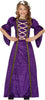 GP78415 – Prinzessin Mittelalter Kleid Purpur – Größe: 110/116, 128/134, 140/146 – Farbe: Lila